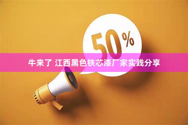 牛来了 江西黑色铁芯漆厂家实践分享