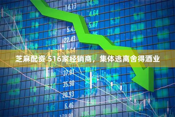 芝麻配资 516家经销商，集体逃离舍得酒业