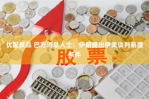 优配良品 巴方消息人士：伊朗提出伊美谈判前提条件