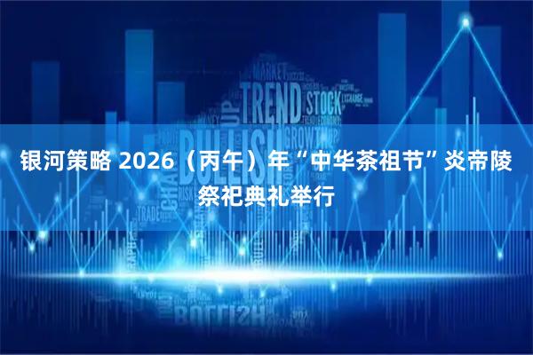 银河策略 2026（丙午）年“中华茶祖节”炎帝陵祭祀典礼举行