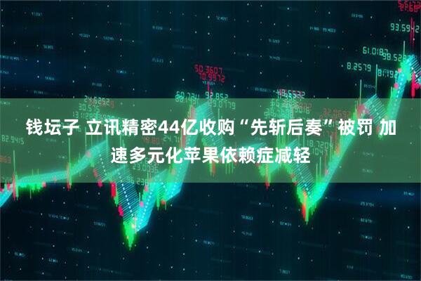 钱坛子 立讯精密44亿收购“先斩后奏”被罚 加速多元化苹果依赖症减轻