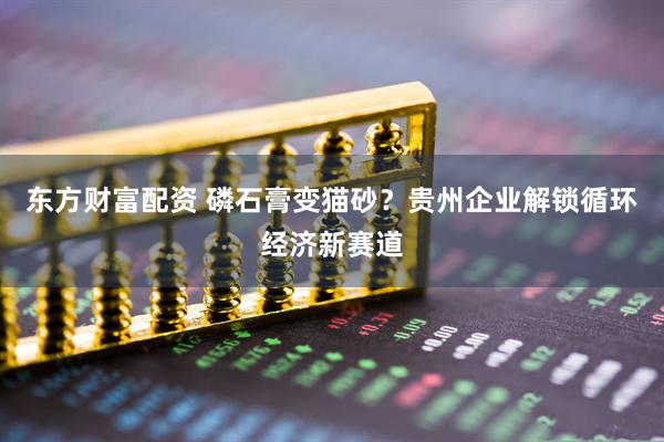 东方财富配资 磷石膏变猫砂？贵州企业解锁循环经济新赛道