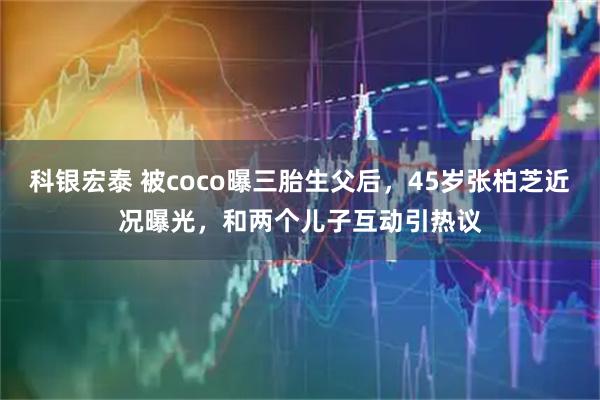 科银宏泰 被coco曝三胎生父后,45岁张柏芝近况曝光,和两个儿子互动引热议
