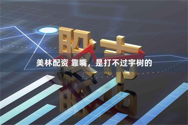 美林配资 靠嘴，是打不过宇树的